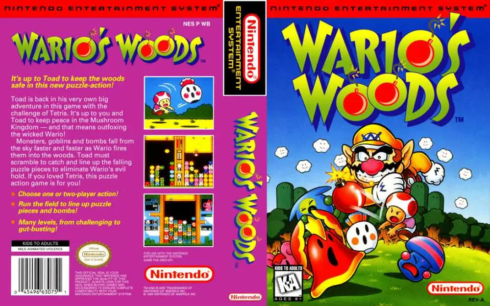 瓦里奥之森-Wario's Woods-游戏截图-好玩游戏库