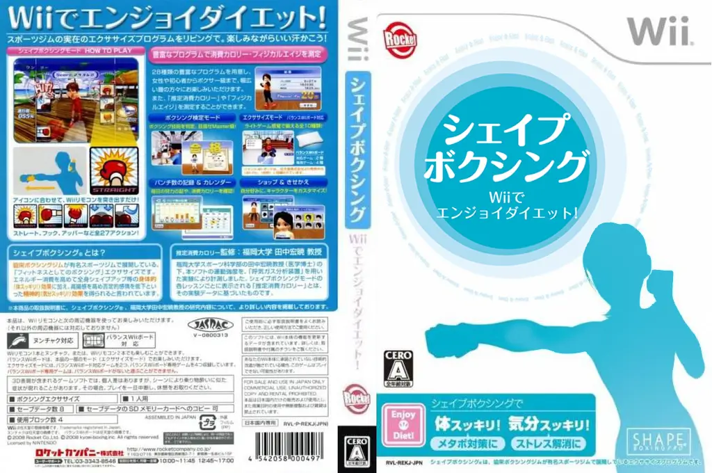 有氧拳击 Wii快乐瘦身-Shape Boxing: Wii de Enjoy Diet!-游戏截图-好玩游戏库