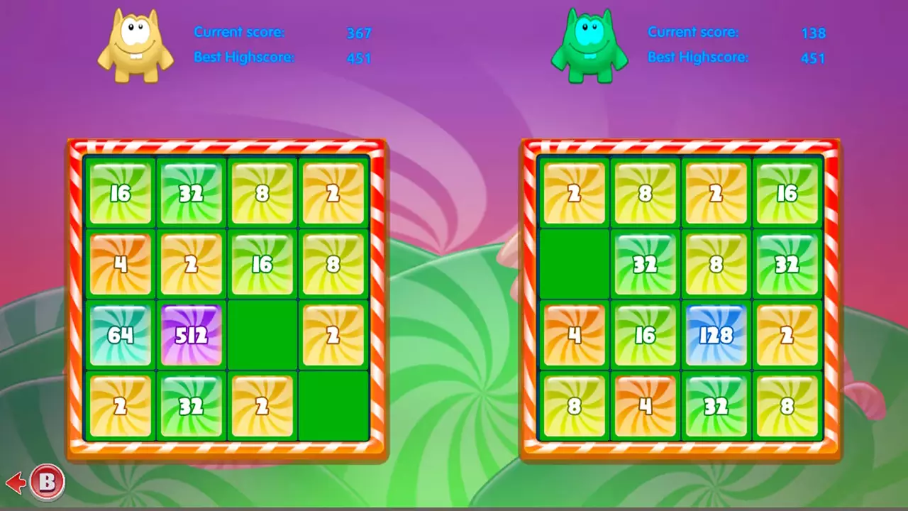 糖果 2048 消除挑战-Candy 2048 Challenge-游戏截图-好玩游戏库