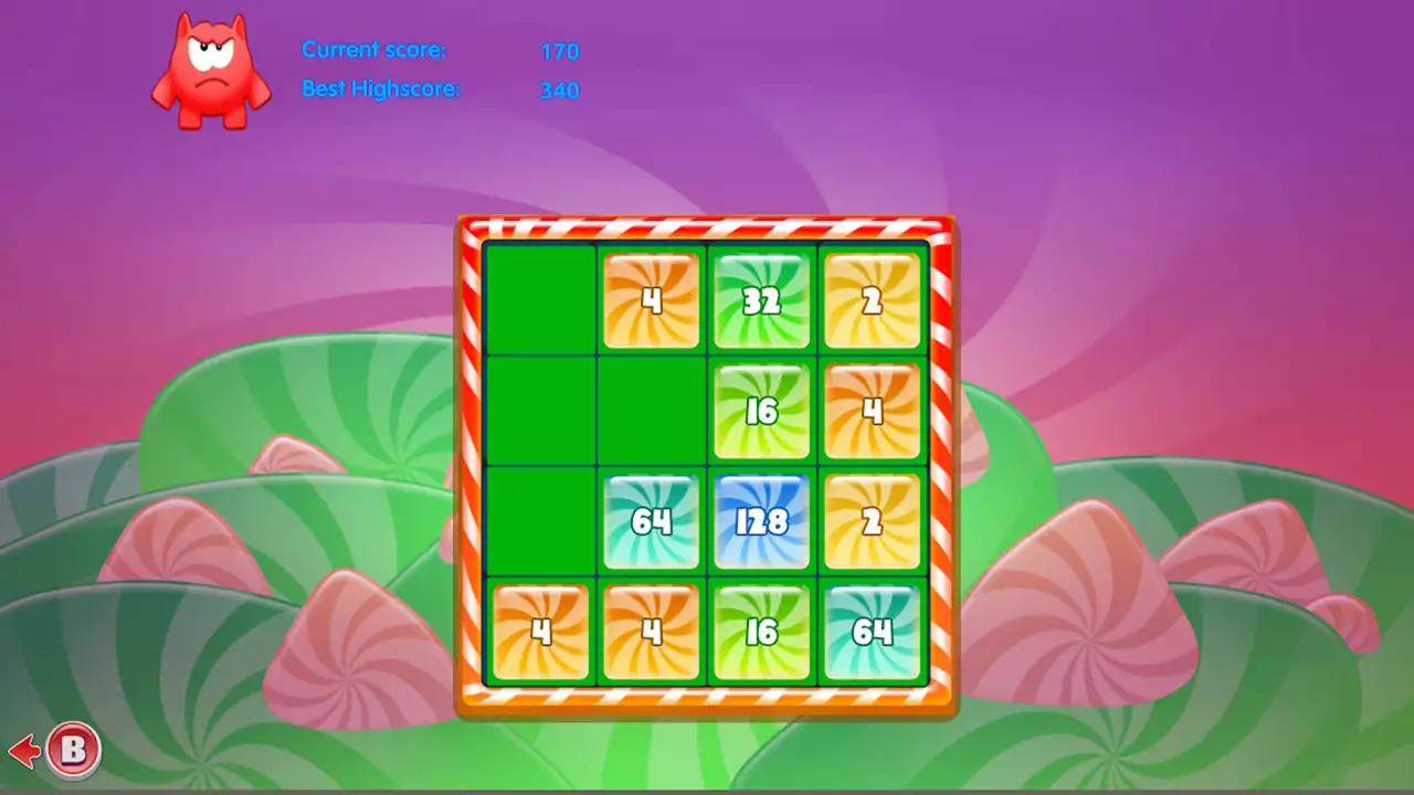 糖果 2048 消除挑战-Candy 2048 Challenge-游戏截图-好玩游戏库