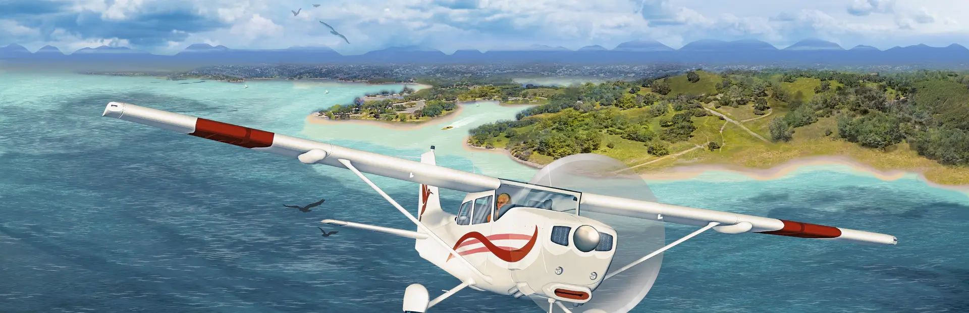 海岸线飞行模拟