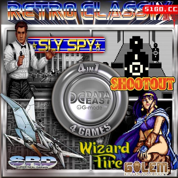 Retro Classix 4in1 Pack: Sly Spy, Shootout, Wizard Fire & Super Real Darwin