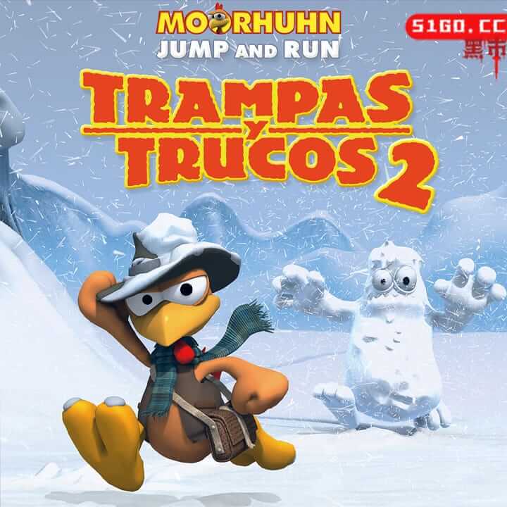 Moorhuhn 跳跃和奔跑“陷阱与宝藏 2”