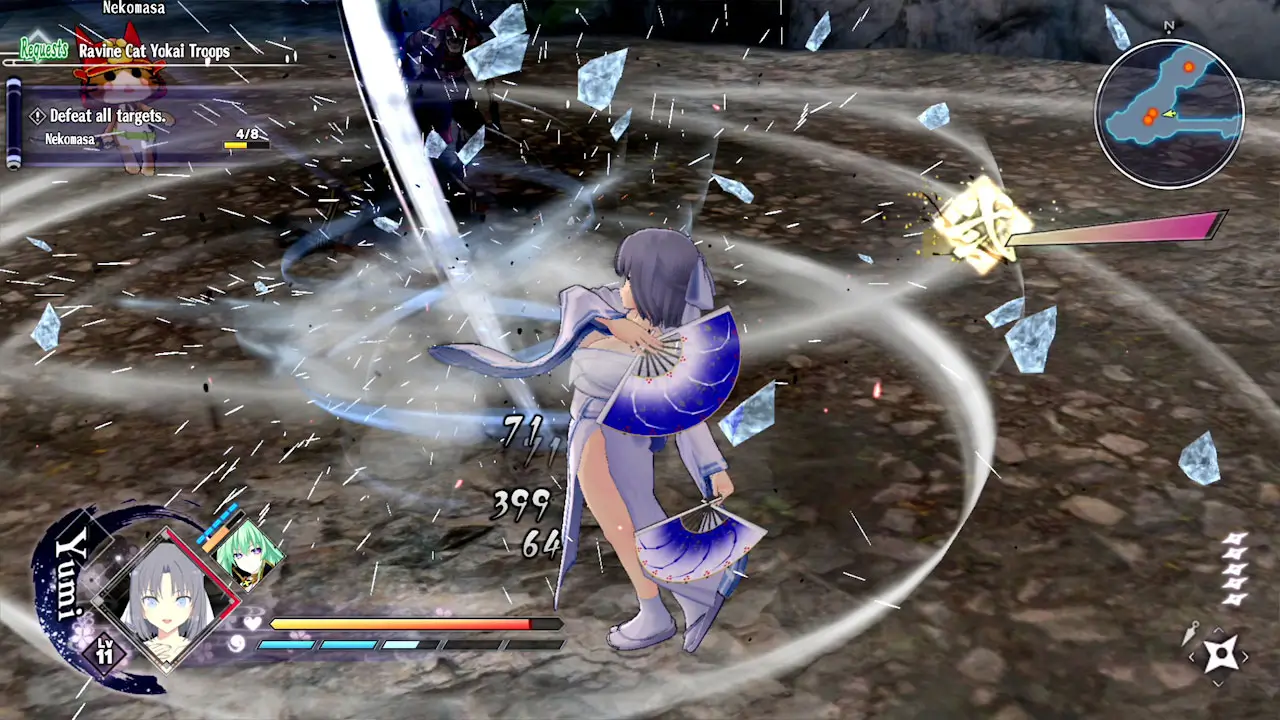 闪乱忍忍忍者大战战机少女：少女们的响艳-Neptunia x Senran Kagura: Ninja Wars-游戏截图-好玩游戏库