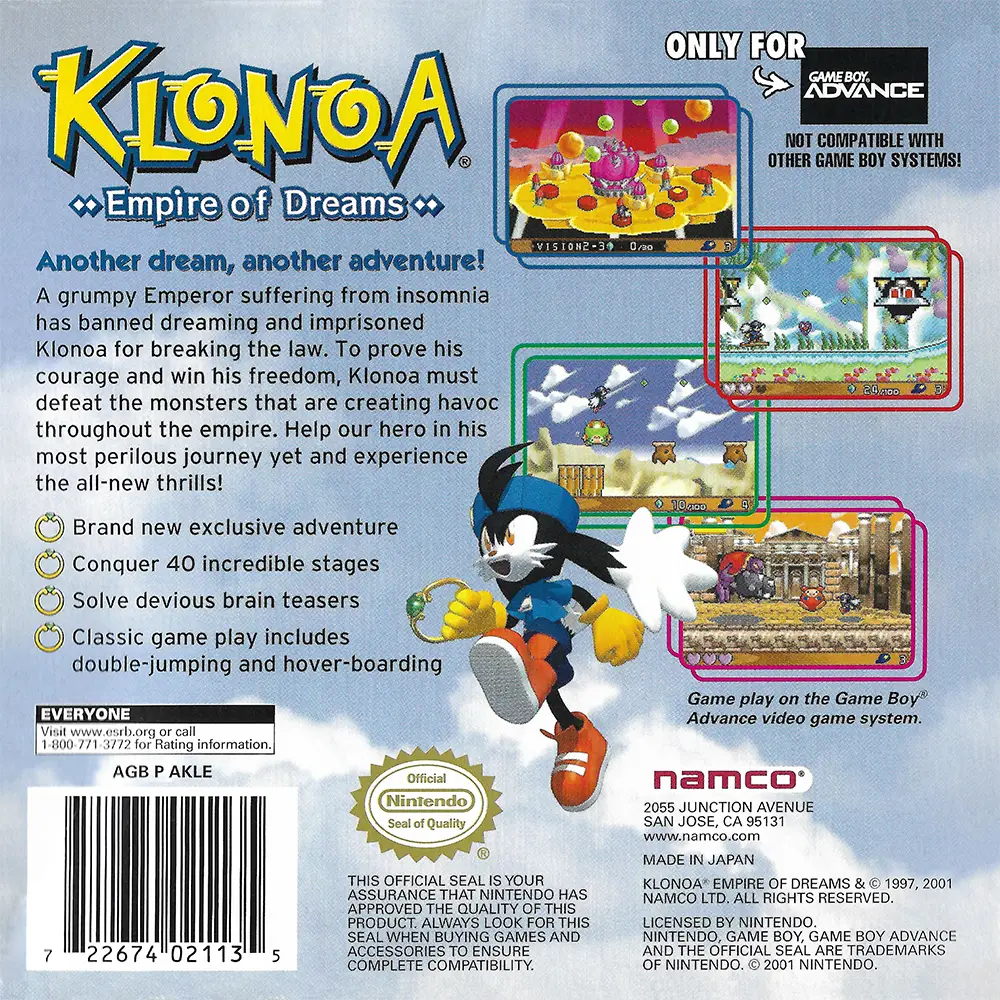 风之克罗诺亚：梦见帝国-Klonoa: Empire of Dreams-游戏截图-好玩游戏库