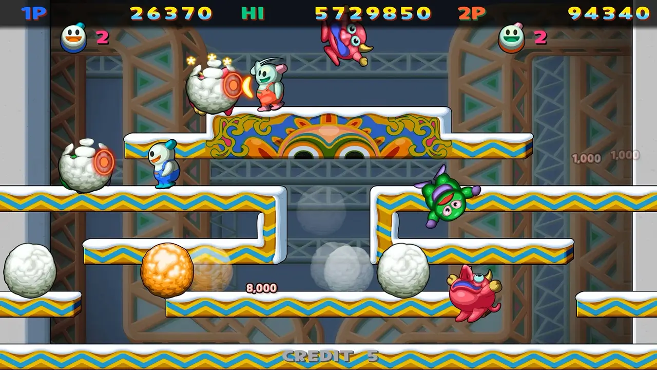 雪人兄弟：特别版-Snow Bros.: Nick & Tom Special-游戏截图-好玩游戏库