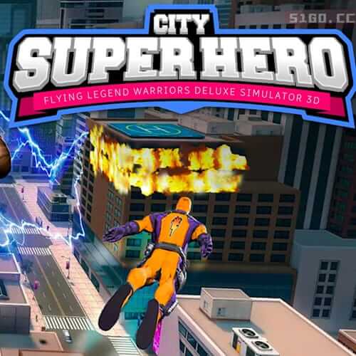 城市超级英雄 3D - 飞行传奇勇士豪华模拟器