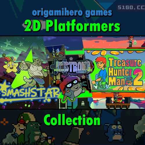 Origamihero Games 2D 平台动作游戏合集