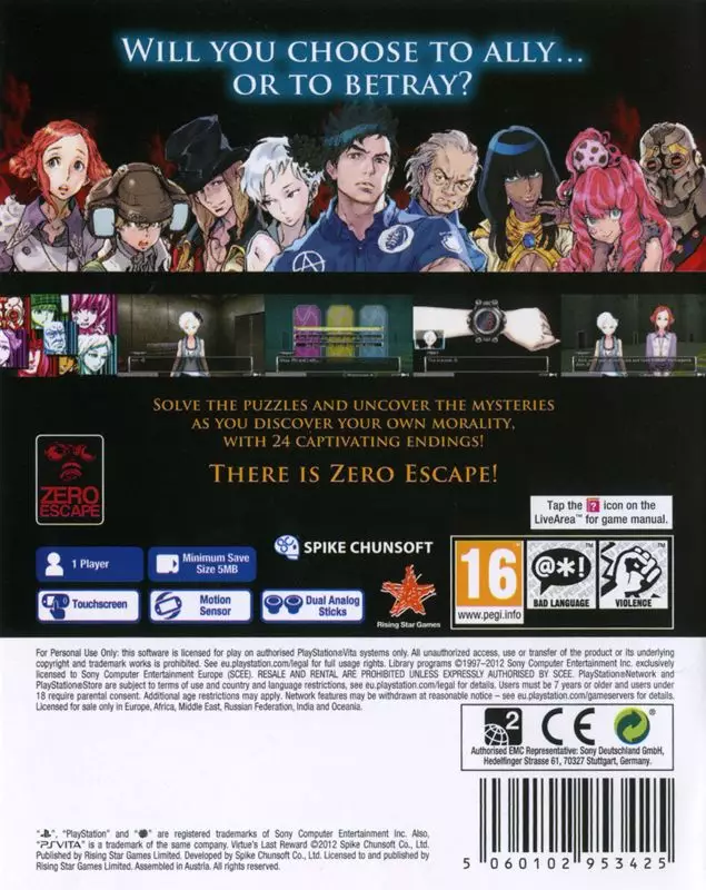 极限脱出：善人死亡-Zero Escape: Virtue's Last Reward-游戏截图-好玩游戏库