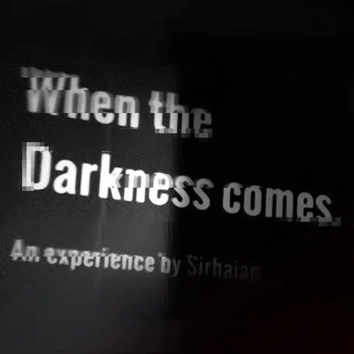 当黑暗降临
