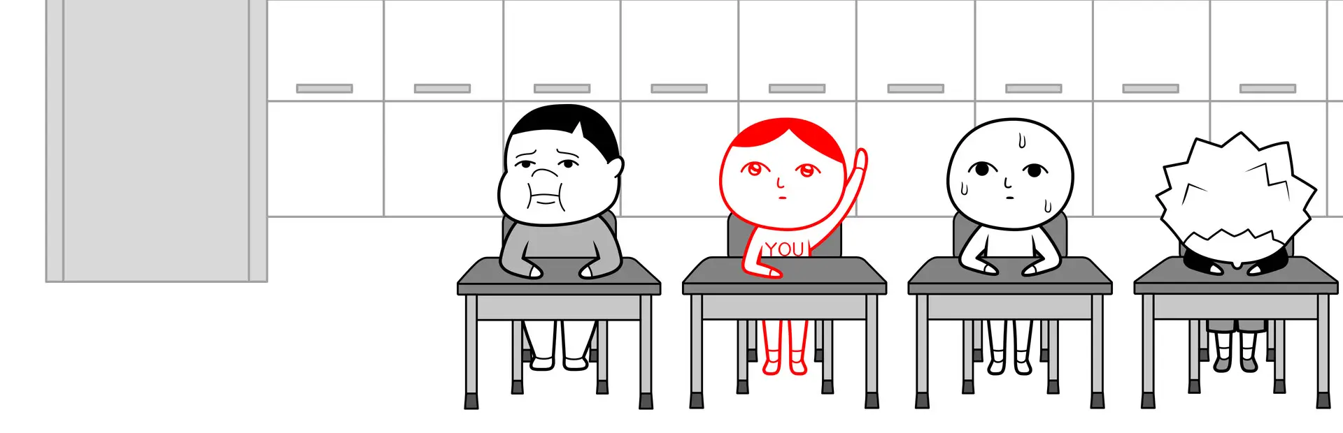 大家一起观颜察色。4