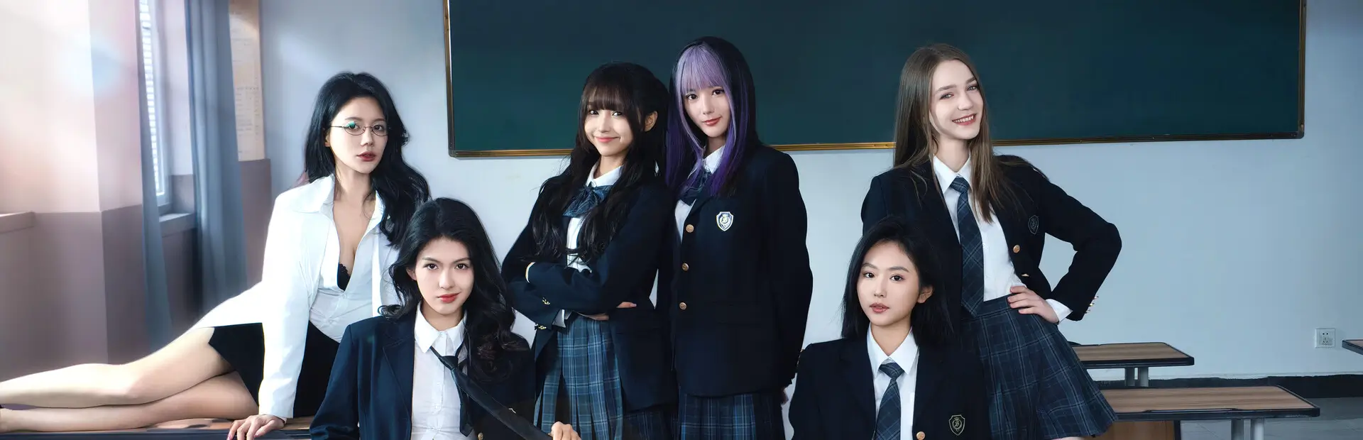 美女，请别影响我学习