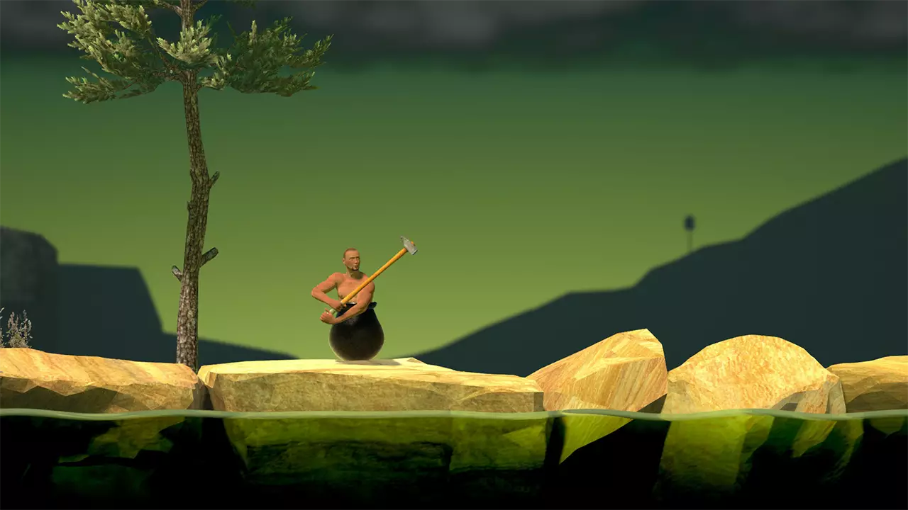 和班尼特福迪一起攻克难关-Getting Over It with Bennett Foddy-游戏截图-好玩游戏库