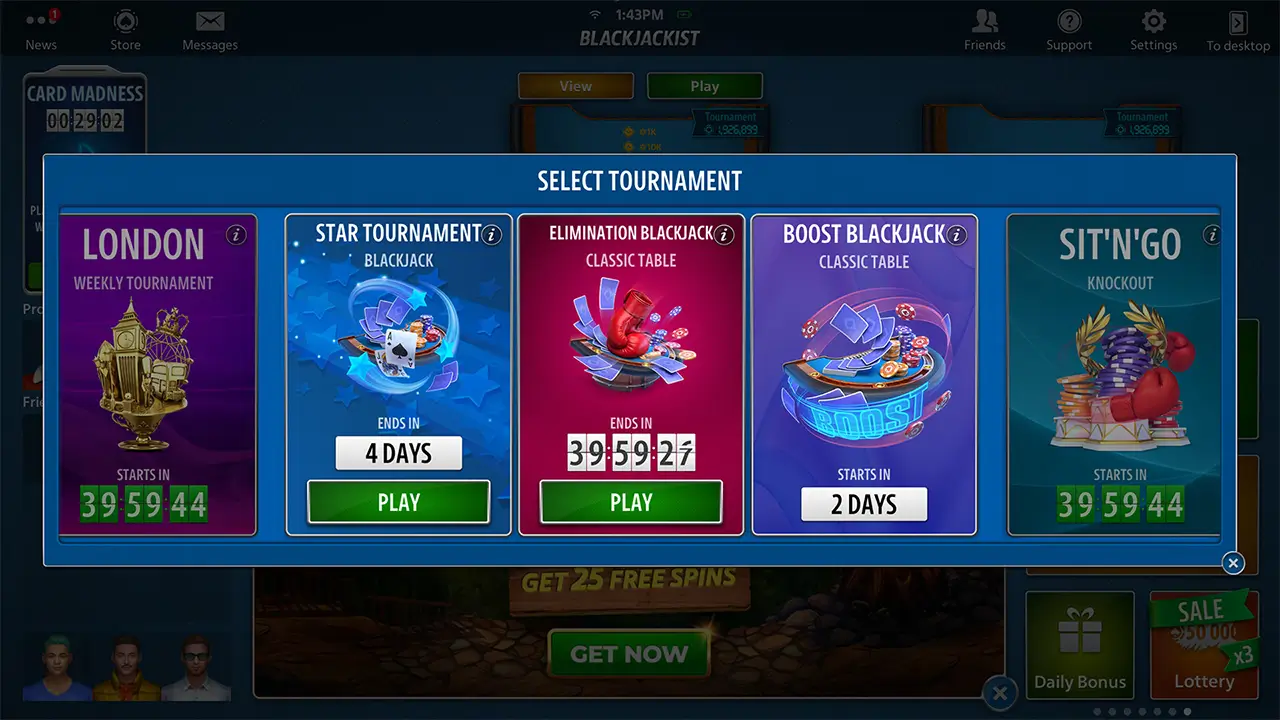 二十一点：Blackjackist-Blackjack 21: Blackjackist-游戏截图-好玩游戏库