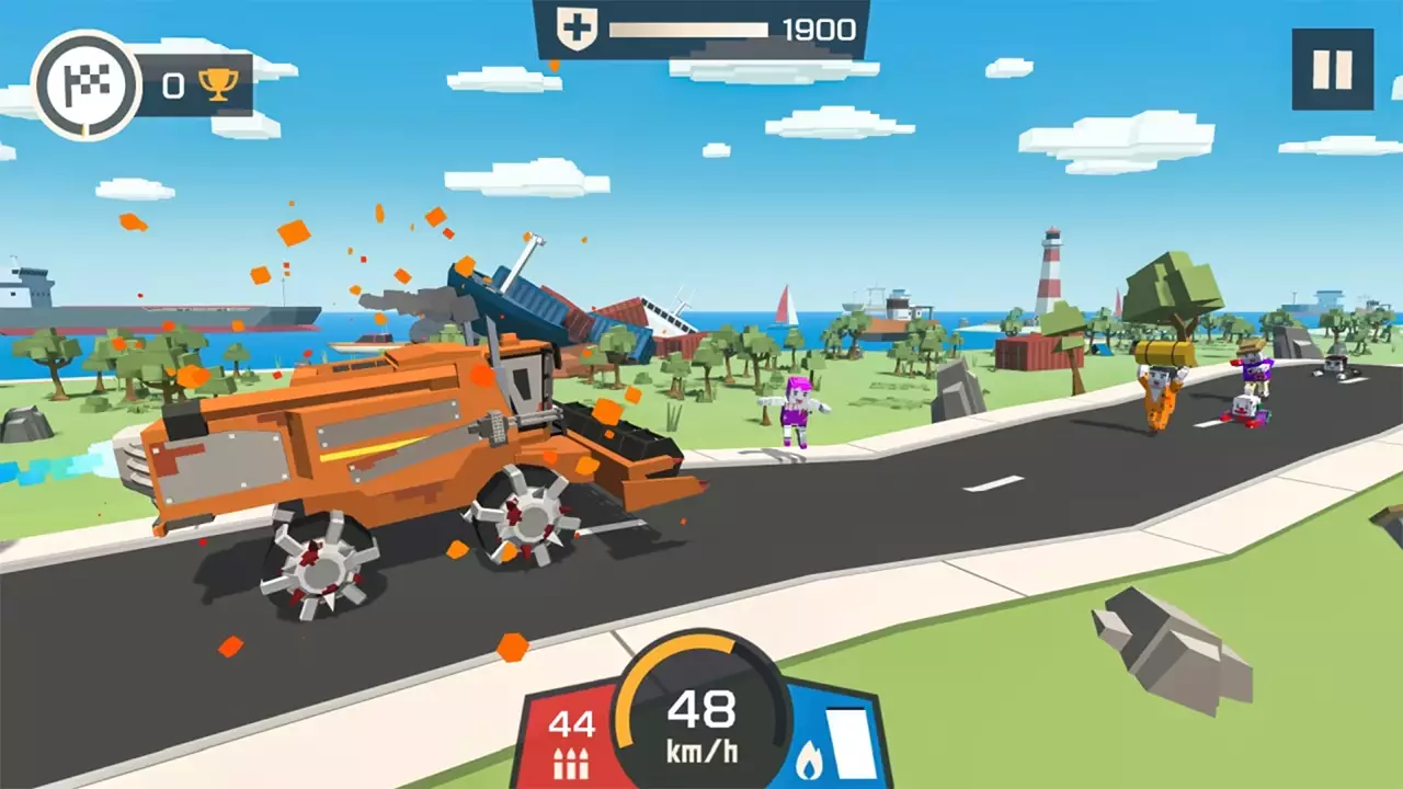 僵尸赛车：像素生存-Zombie Derby: Pixel Survival-游戏截图-好玩游戏库