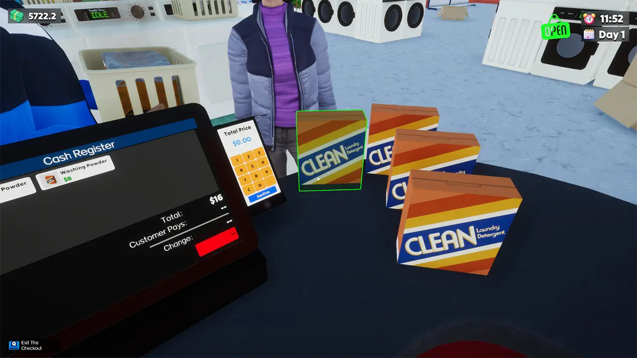 洗衣店模拟器：洗刷刷！-Laundry & Supermarket Simulator-游戏截图-好玩游戏库