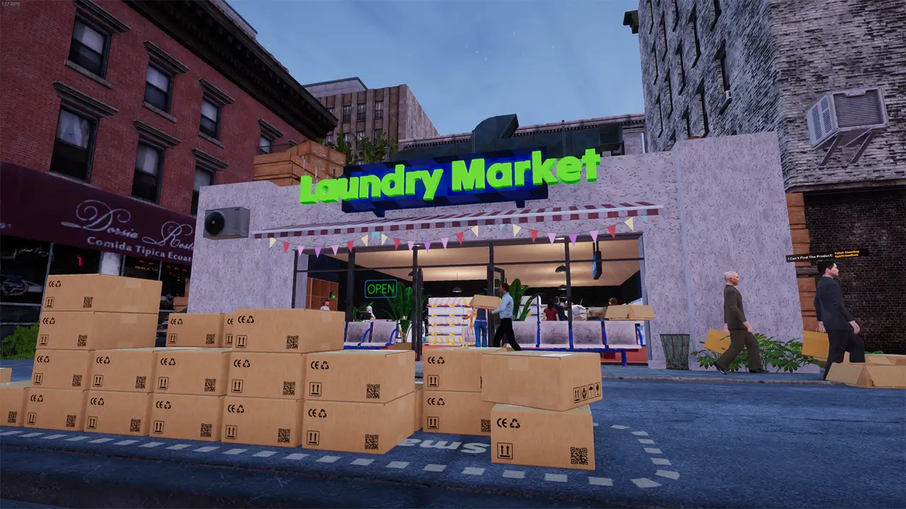 洗衣店模拟器：洗刷刷！-Laundry & Supermarket Simulator-游戏截图-好玩游戏库