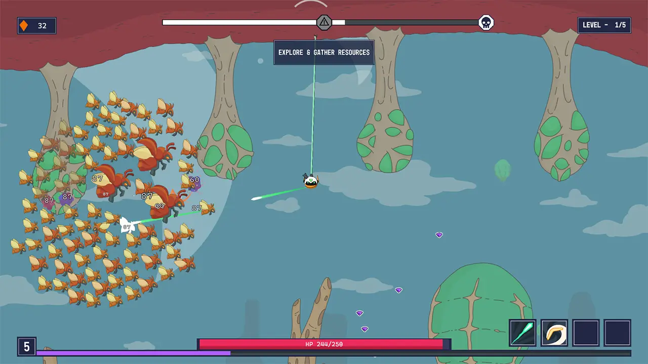 弹射机器人：幸存者-Slingbot Survivors-游戏截图-好玩游戏库