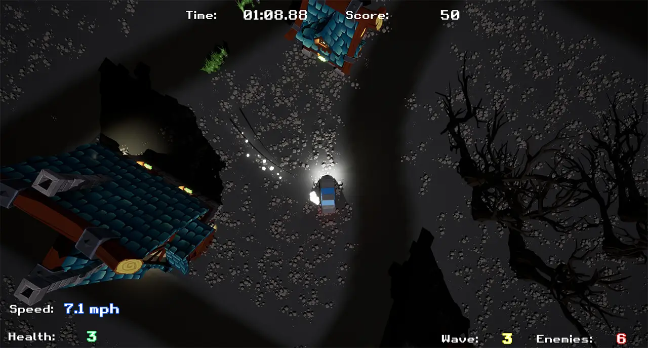 多边汽车闪电战-Polycar Blitz-游戏截图-好玩游戏库