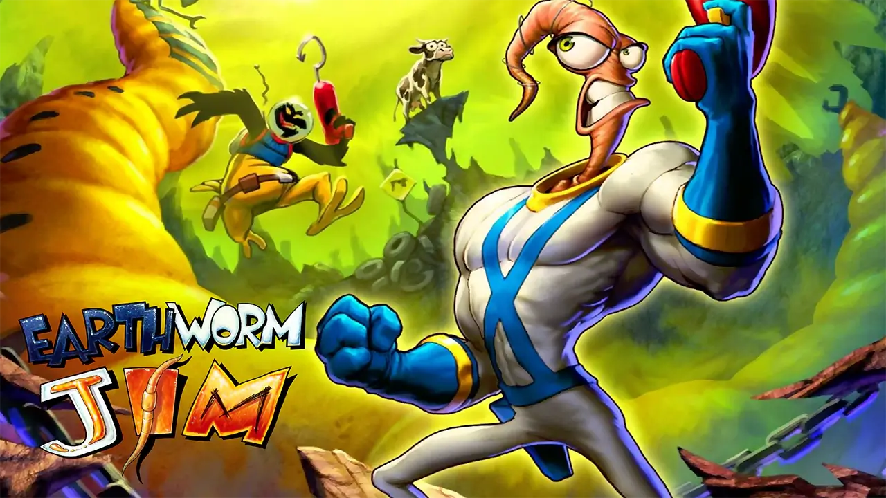 蚯蚓战士吉姆-Earthworm Jim-游戏截图-好玩游戏库