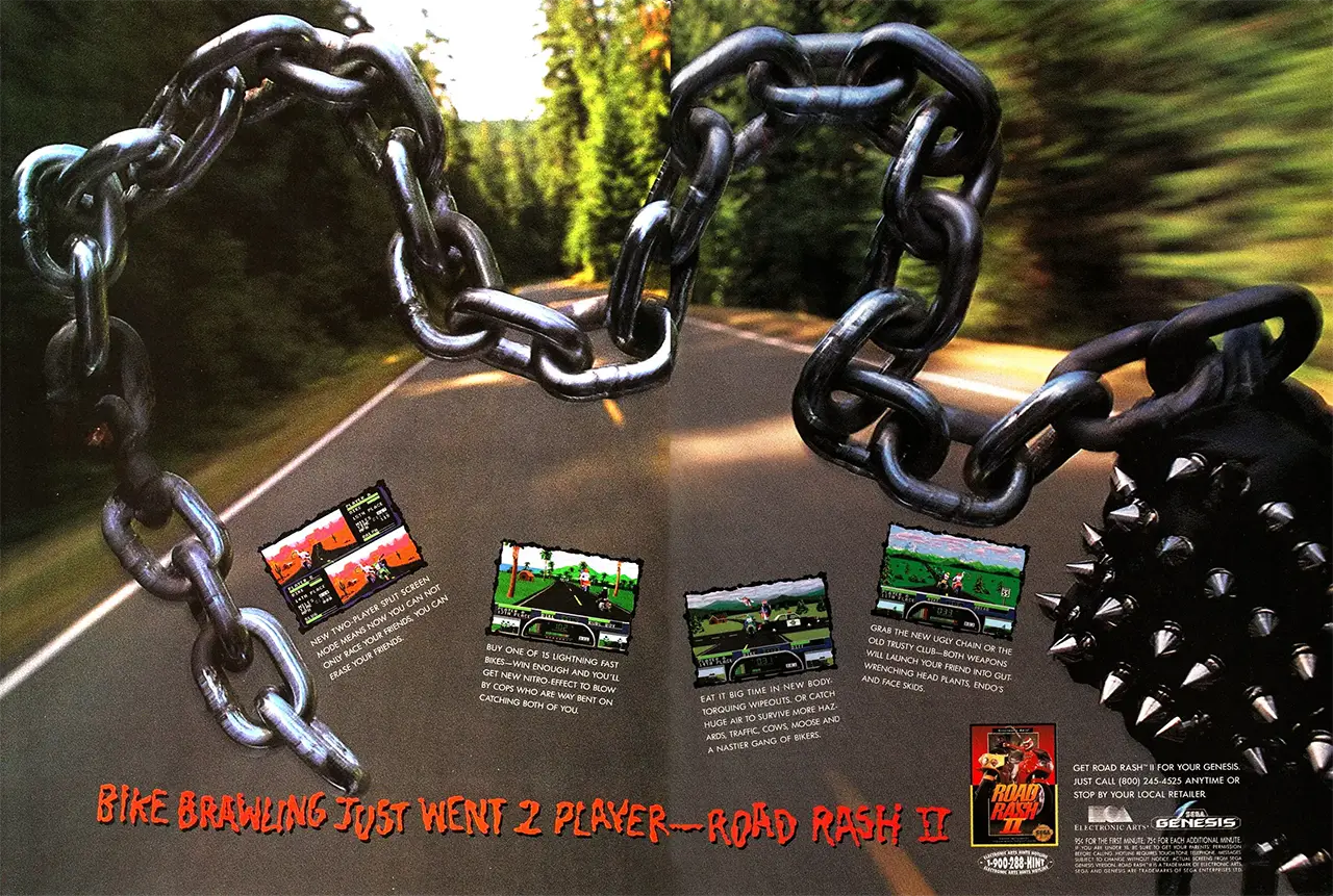 暴力摩托 2-Road Rash II-游戏截图-好玩游戏库