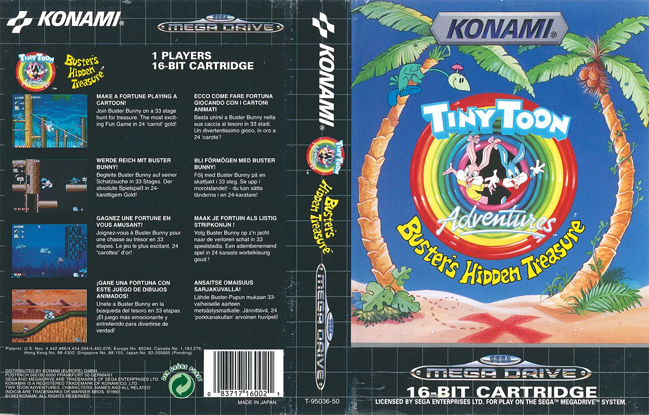 兔宝宝历险记：巴斯特的宝藏-Tiny Toon Adventures: Buster's Hidden Treasure-游戏截图-好玩游戏库