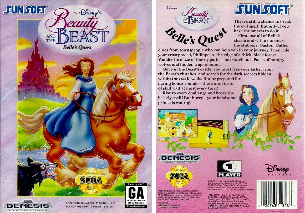美女与野兽：贝莉之章-Disney's Beauty and the Beast: Belle's Quest-游戏截图-好玩游戏库
