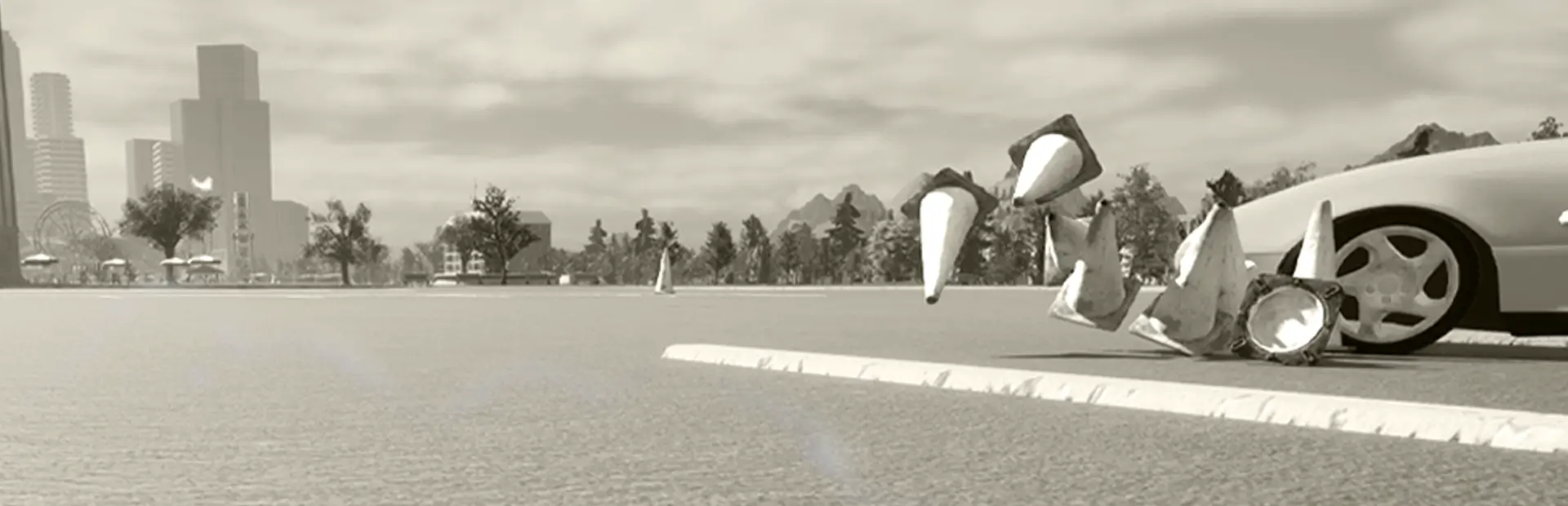 锥桶粉碎者：自动越野赛