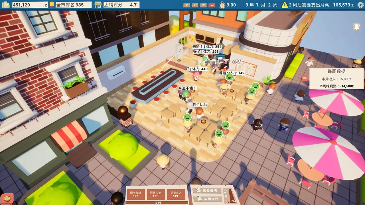 都市小面馆-City Noodle Shop Simulator-游戏截图-好玩游戏库
