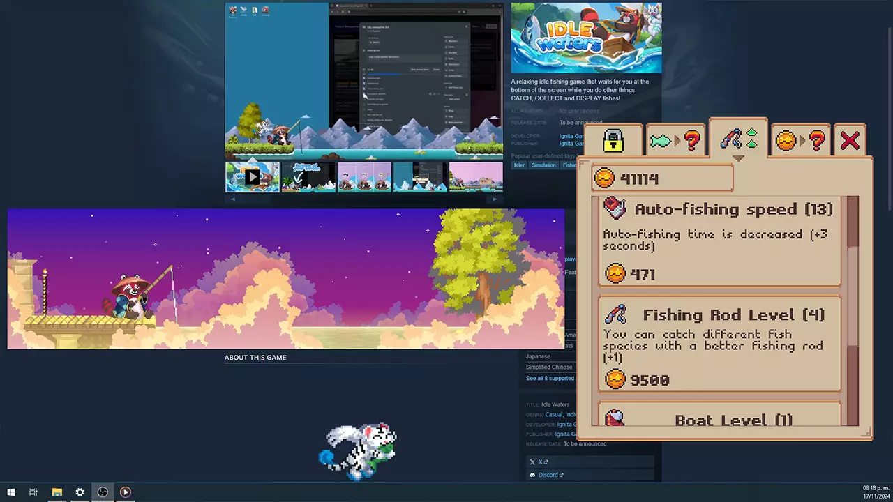 佛系鱼塘-Idle Waters-游戏截图-好玩游戏库