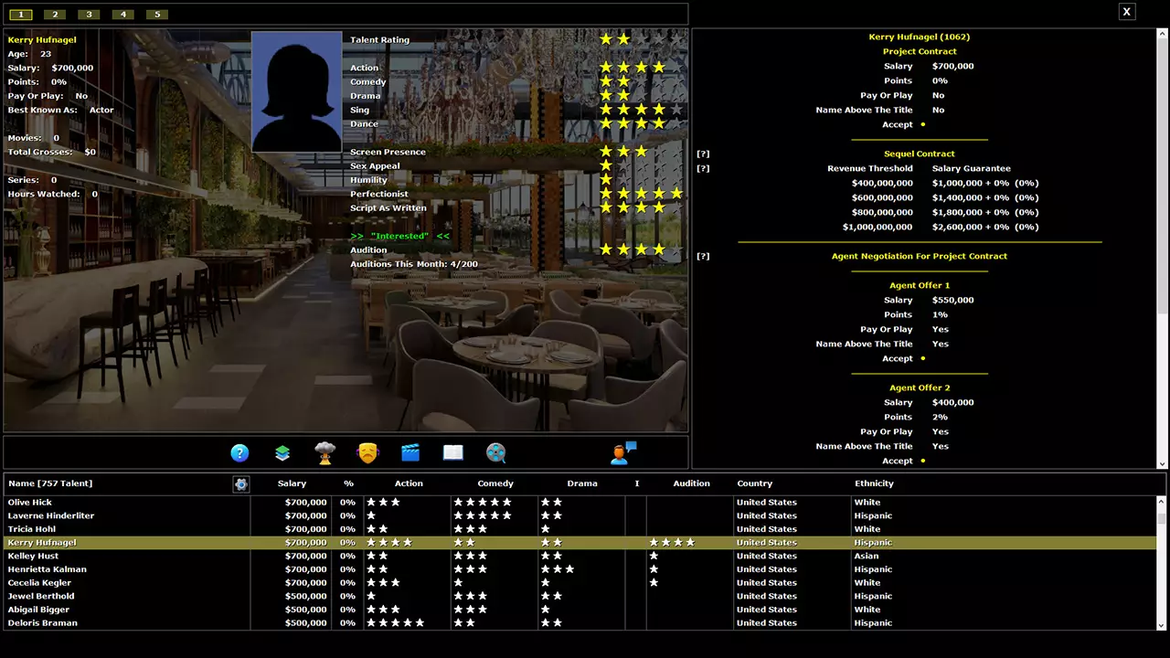 好莱坞大亨 4-Hollywood Mogul 4-游戏截图-好玩游戏库