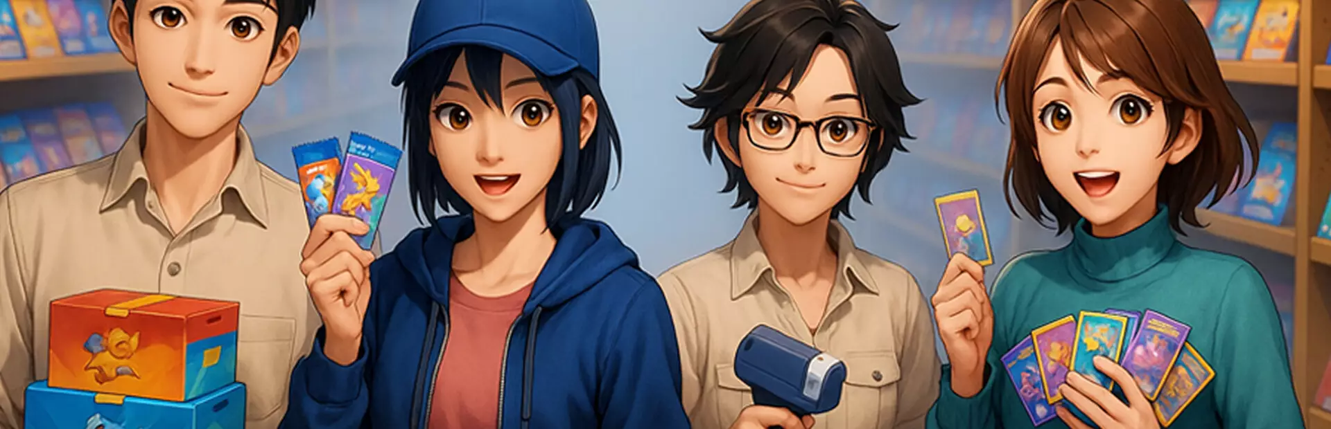 多人 TCG 卡牌店模拟器