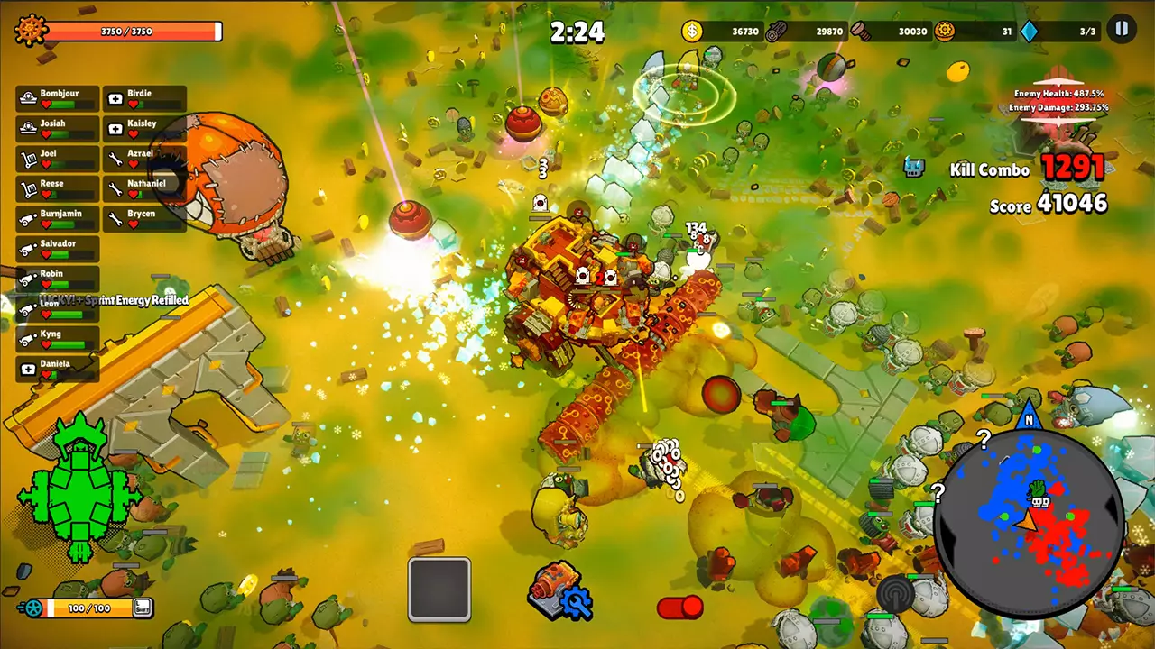 开炮吧方舟-Zombie Rollerz: The Last Ship-游戏截图-好玩游戏库