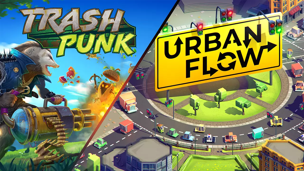 二合一游戏 垃圾朋克&骑士与枪支-2 in 1: Trash Punk & Urban Flow-游戏截图-好玩游戏库