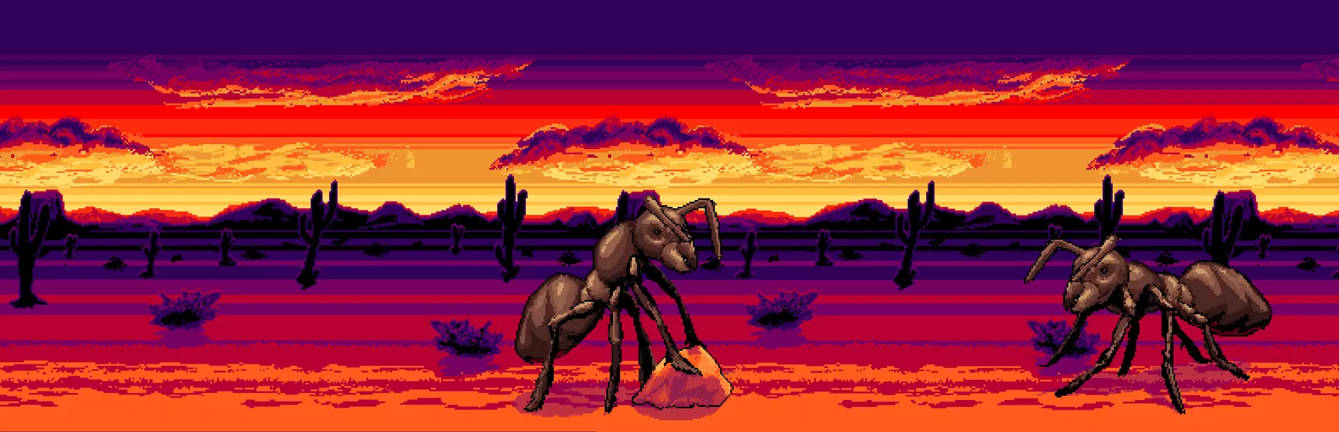 它又回到了沙漠