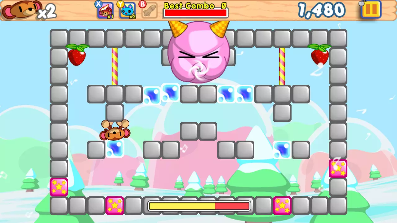 萌猴扑香蕉-Ookibloks-游戏截图-好玩游戏库