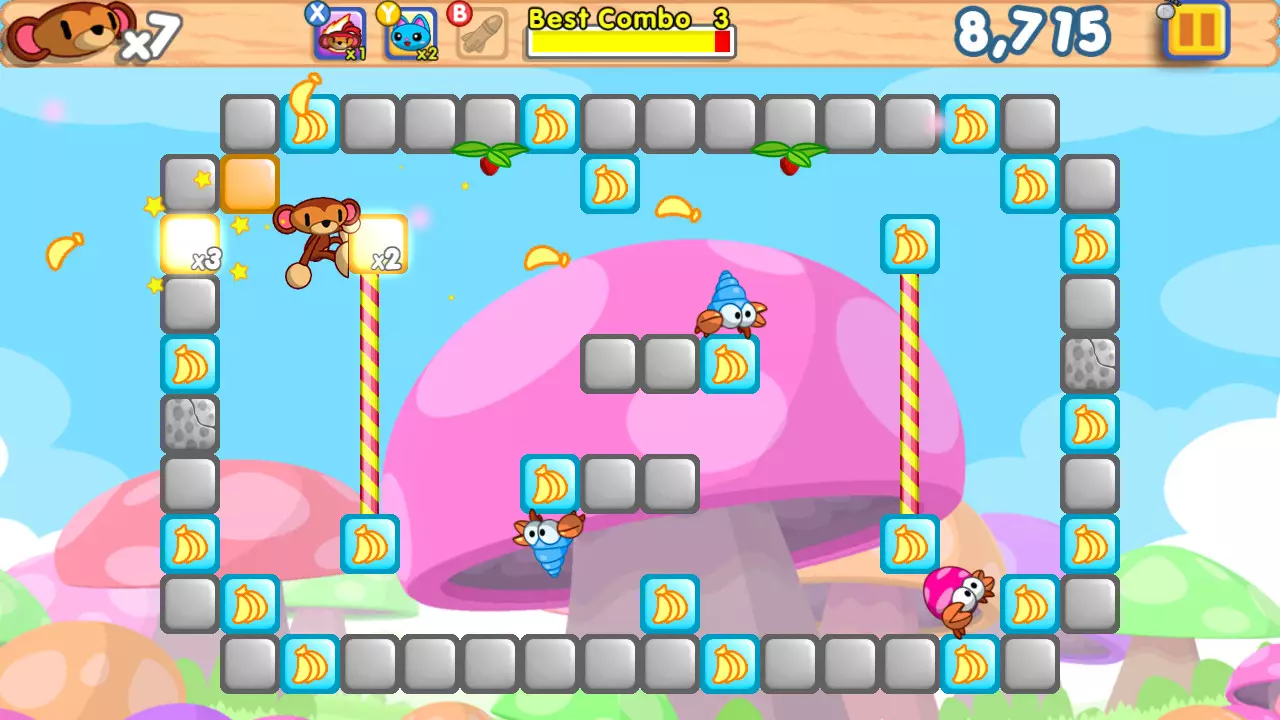 萌猴扑香蕉-Ookibloks-游戏截图-好玩游戏库