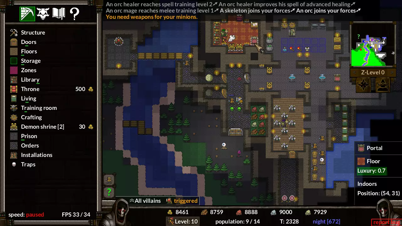 黑魔法地牢-KeeperRL-游戏截图-好玩游戏库