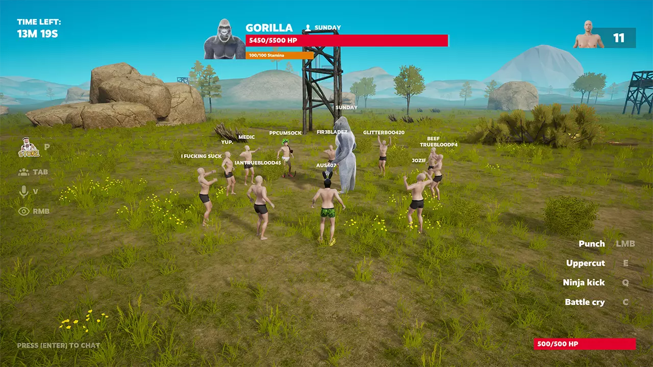 大猩猩对战百人-100 Men vs 1 Gorilla-游戏截图-好玩游戏库