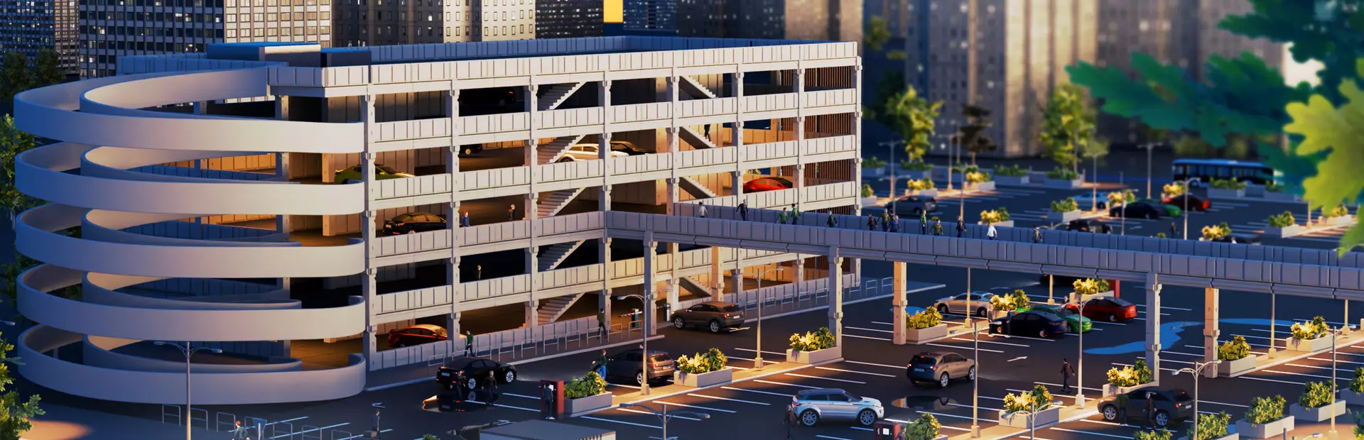 停车世界：建造与管理