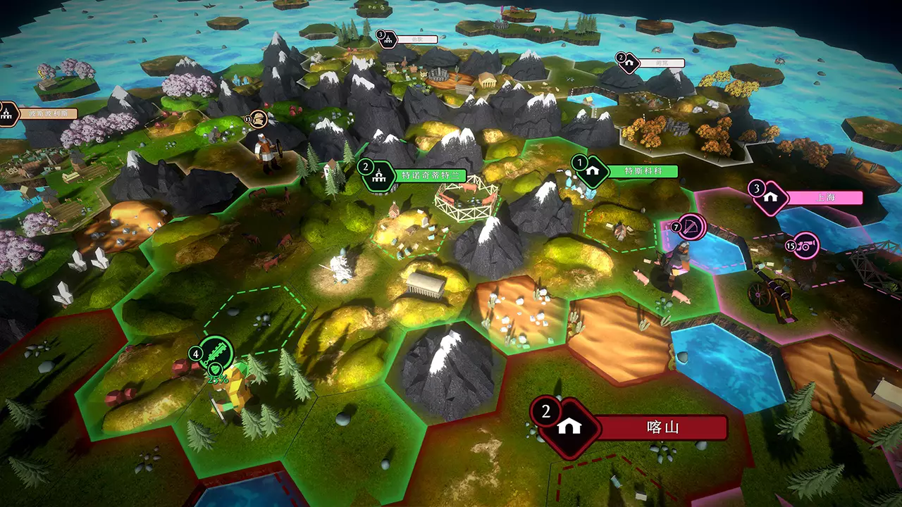 帝王牌局：古国纷争-Hexarchy-游戏截图-好玩游戏库