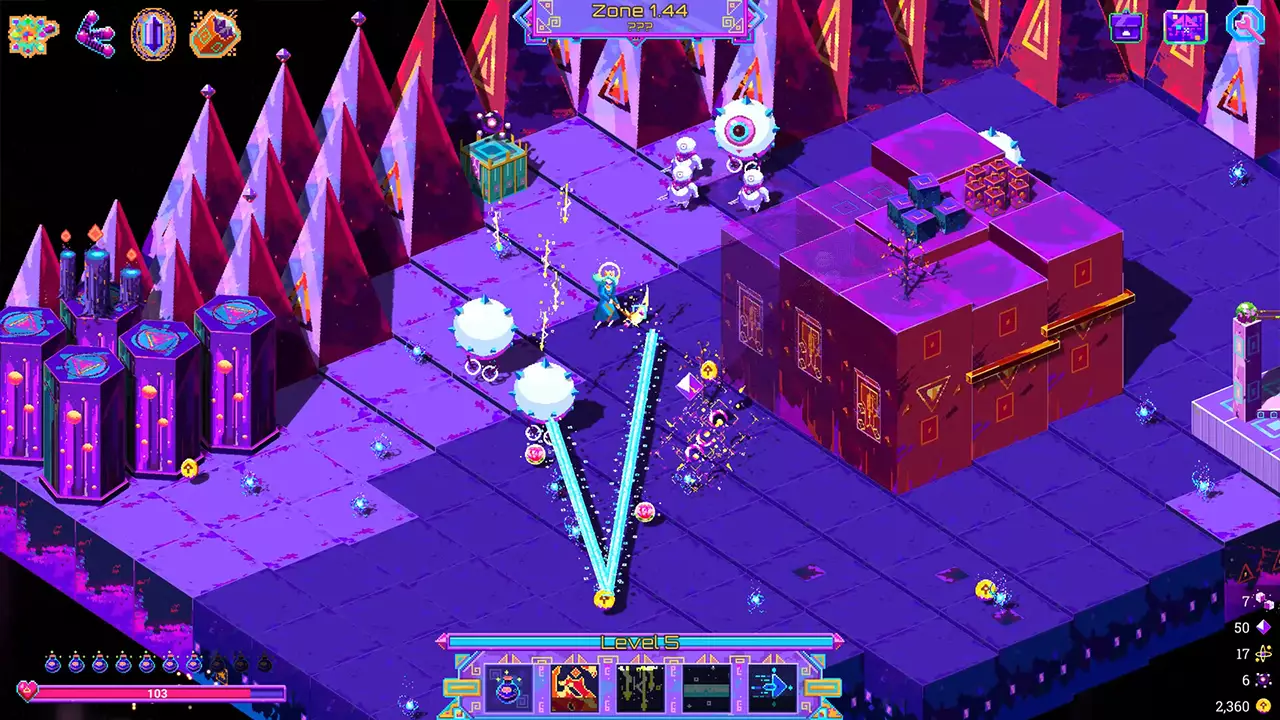 霓虹魔咒风暴-Neon Spellstorm-游戏截图-好玩游戏库