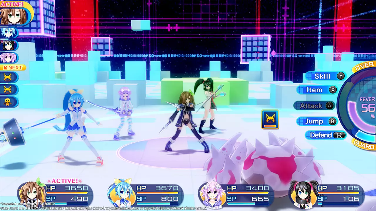 超次元海王星VS世嘉主机娘-Superdimension Neptune vs. Sega Hard Girls-游戏截图-好玩游戏库