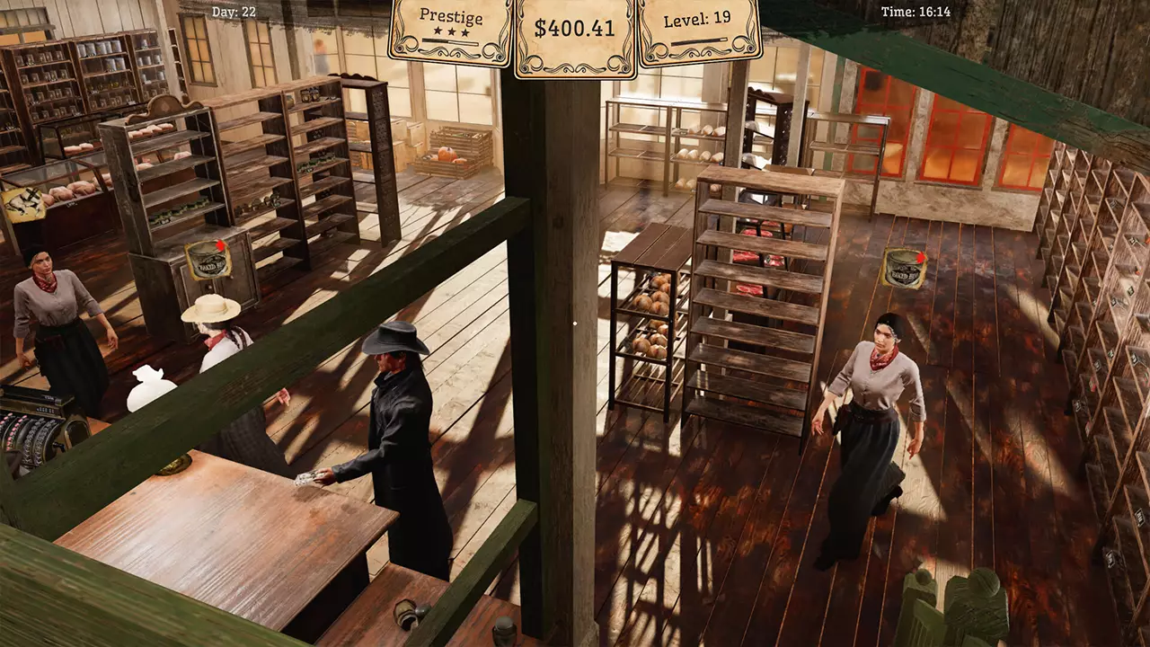牛仔镇杂货铺-Wild West Supermarket Simulator-游戏截图-好玩游戏库