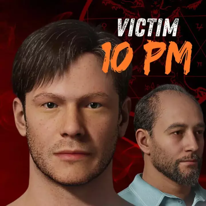 受害者晚 10 点