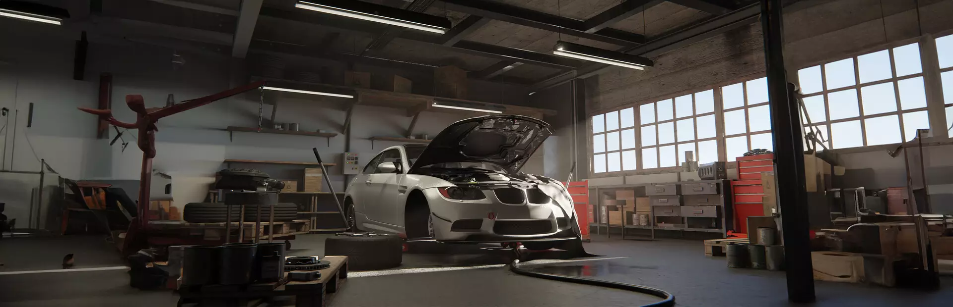 汽车服务模拟器