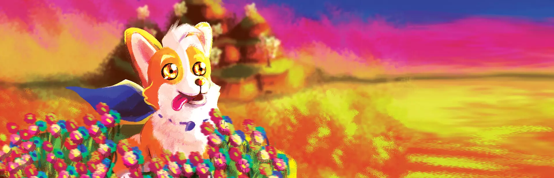 柯基的舒心漫步