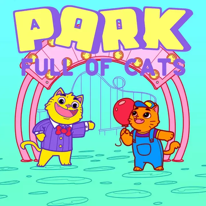 游乐园里满是猫