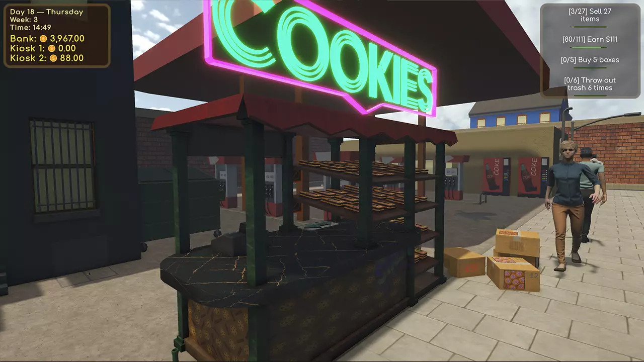 巧克力小铺模拟器-Choco Kiosk Simulator-游戏截图-好玩游戏库