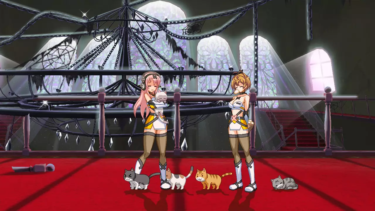 Nitro + 爆裂：女主角大乱斗-Nitroplus Blasterz: Heroines Infinite Duel-游戏截图-好玩游戏库